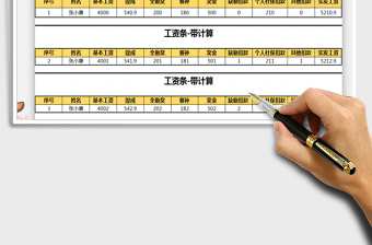 2025年工资条-带计算