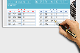2025年收支表-公式自动计算