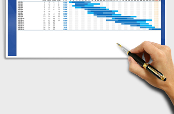 2025年智能月度甘特图