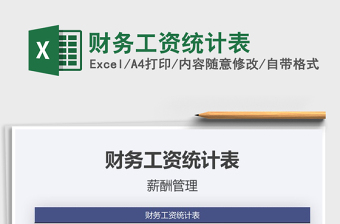 2025年财务工资统计表