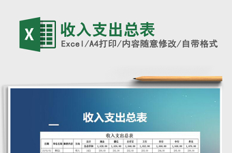 2025年收入支出总表