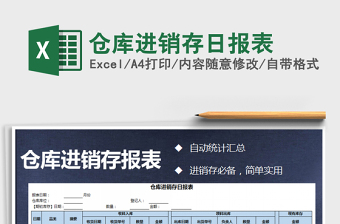 2025年仓库进销存日报表