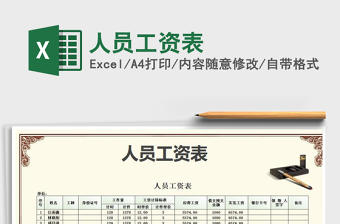 2025年人员工资表