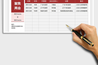 2025年人大会议安排计划表