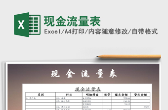 2025年现金流量表