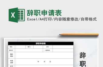 2025年辞职申请表