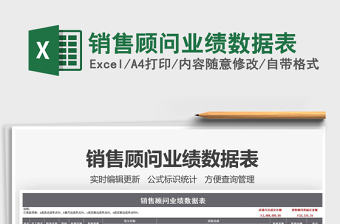 2025年销售顾问业绩数据表