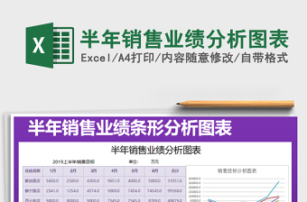 2025年半年销售业绩分析图表