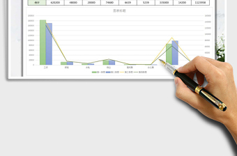 2025年财务支出分析图免费下载