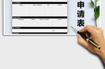 2025年离职申请表