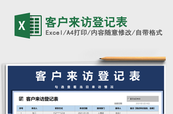 2025年客户来访登记表