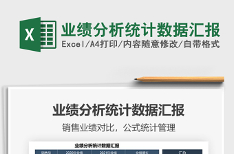 2025年业绩分析统计数据汇报