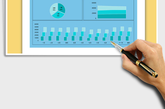 2025年各月销售业绩分析图表
