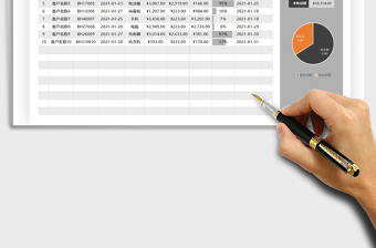 2025年应收账款明细统计表