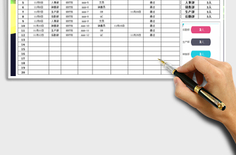 2025年面试安排登记表