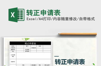 2025年转正申请表