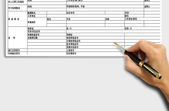 2025年员工入职登记表