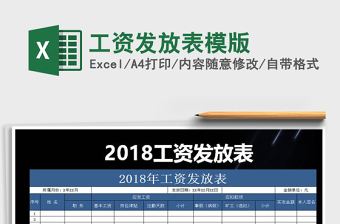 2025年工资发放表模版免费下载