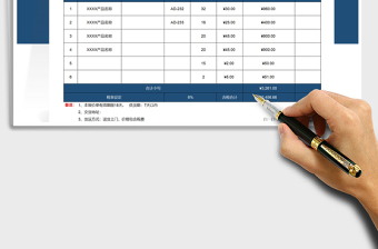 2025年产品报价单自动设定税率自动计算