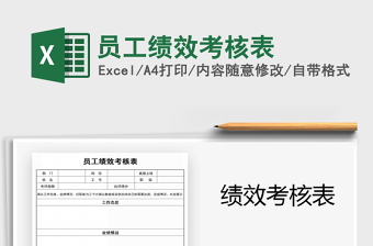 2025年员工绩效考核表