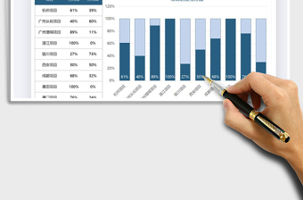 2025年项目完成进度图表