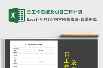 2025年日工作总结及明日工作计划