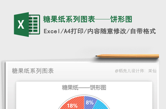 2025年糖果纸系列图表——饼形图免费下载