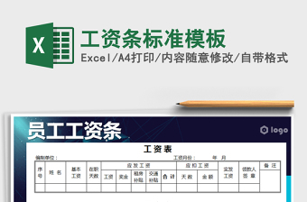 2025年工资条标准模板免费下载