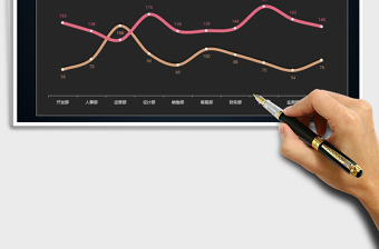 2025年折线图通用模板免费下载