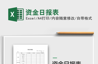 2025年资金日报表免费下载