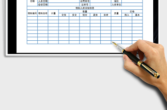 2025年物料入库通知单免费下载
