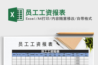 2025年员工工资报表