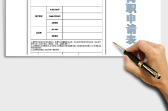 2025年离职申请表