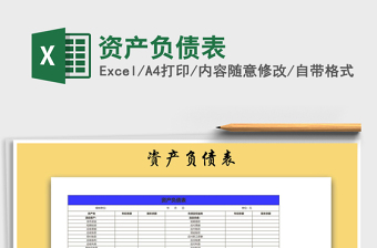 2025年资产负债表