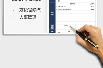 2025年离职申请表