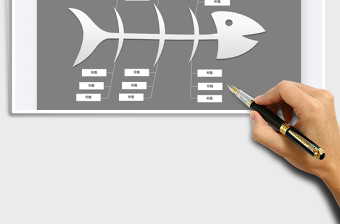 2025年鱼骨图（通用流程图）