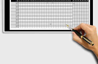 2025年考勤表-公式计算