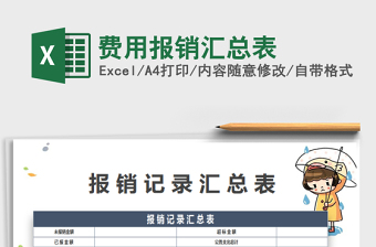 2025年费用报销汇总表