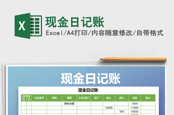 2025年现金日记账