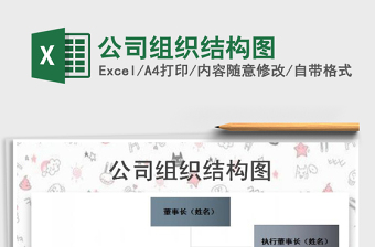 2025年公司组织结构图免费下载