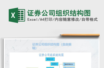 2025年证券公司组织结构图