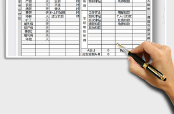 2025年人事行政-工资明细表-工资条