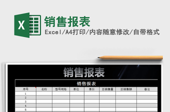 2025年销售报表免费下载