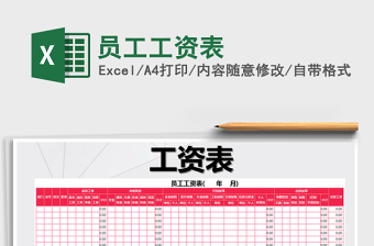 2025年员工工资表