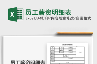 2025年员工薪资明细表