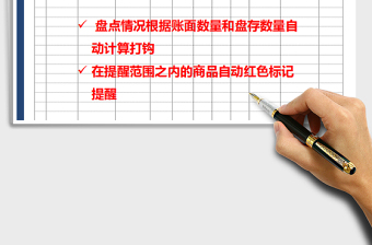 2025年库存商品盘点表-自动计算免费下载