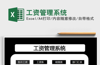 2025年工资管理系统免费下载