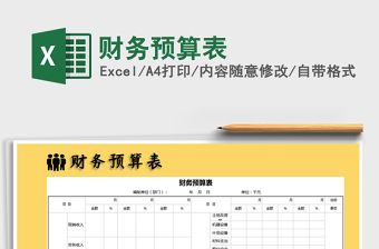 2025年财务预算表免费下载