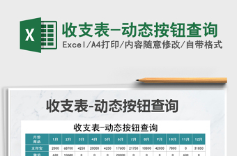 2025年收支表-动态按钮查询