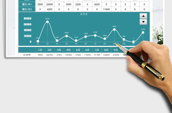 2025年收支表-动态按钮查询